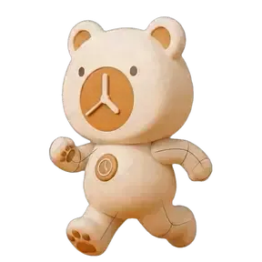 The bear jogging in place
